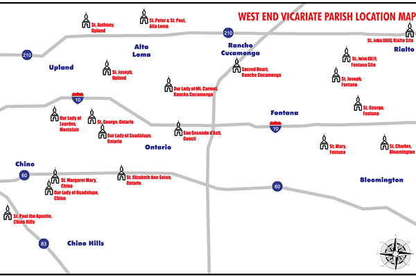 West End Vicariate Map